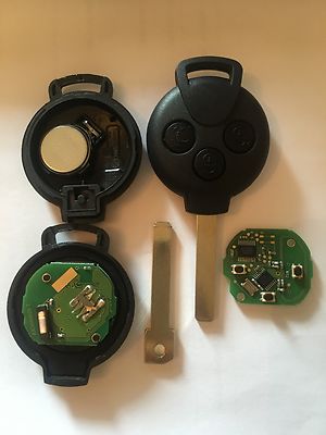 Clé Vierge Complète Avec électronique SMART 451 Mercedes Benz 100% Testé - Foto 12