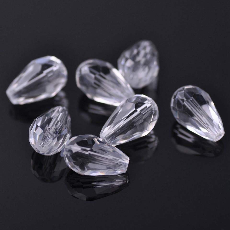 70 Pezzi Di Perline Di Cristallo Sfaccettate Austriache A Goccia - Foto 5