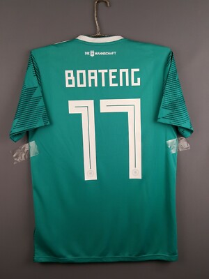 Boateng Germany soccer jersey small 2019 away shirt BR3144