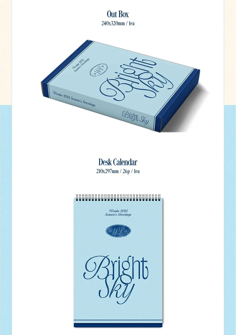 WONHO 2025 SEASON'S GREETINGS [DESK/WALL Ver] / Calendar+
