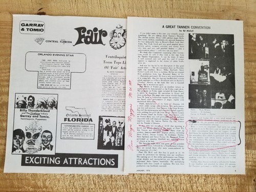GARRAY & TOMIO.SPREAD SHEET PROMO + ADDITIONAL EPHEMERA.CHECK PHOTOS*EH6 - Picture 5 of 17