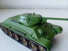 Tank model T-34-76, casting 1:72 deagostini Russian tanks metal plastic