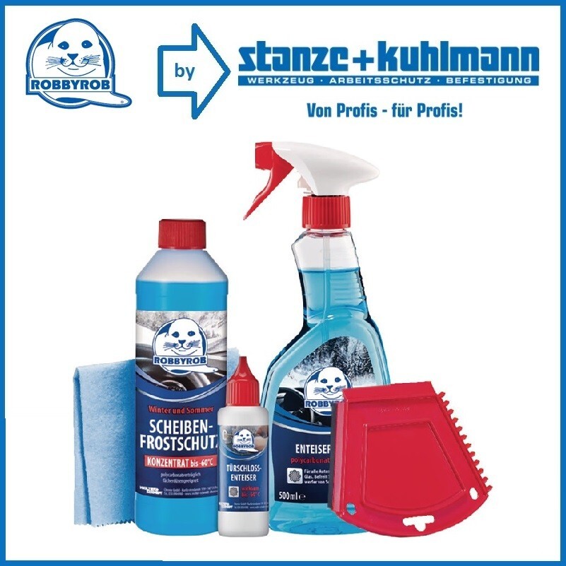 Winterset 5Tlg. Frostschutz Scheibenenteiser TüRschloßEnteiser Eiskratzer Tuch-image