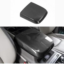 For 2022-24 Kia Carnival ABS Carbon Fiber Central armrest storage Box Cover Trim