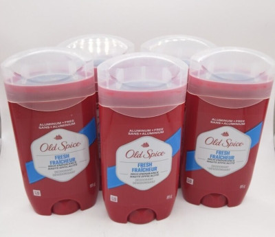 5 Pack Old Spice Fresh Fraicheur High Endurance Deodorant 85g New