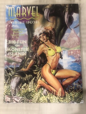 Marvel Swimsuit Special Issue Comic Big Fun On Monster Island Jusko Cover Art