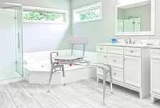 Eagle Health (78668)  Ergo Swiveling Sliding Bathtub Transfer Bench Shower Chair