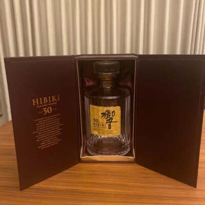 Suntory HIBIKI 30 year bottle empty with original BOX whisky From