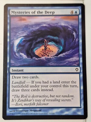 Mysteries of the Deep - Worldwake - Magic the Gathering MTG Nice!