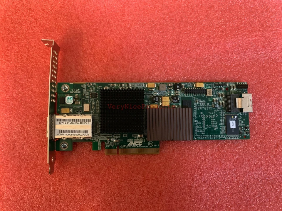 3ware 9690SA-4I4E-SGL 8 Port SAS/SATA RAID Controller 9690SA-4I4E Low-Profile - Image 4 of 4