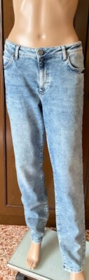 Jeans MaxCo. Woman, blue color, size 31 Jeans Donna, colore blu, taglia 31