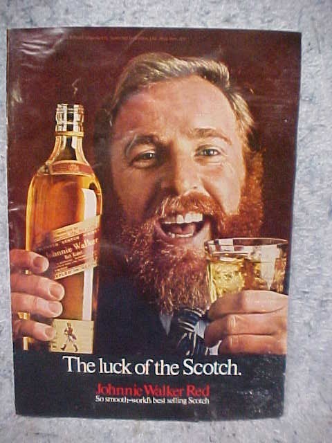 1970 JOHNNIE WALKER RED SCOTCH AD
