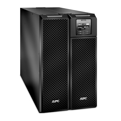APC Online 5000va UPS 208/240v SRT5KXLM-5KTF w/Warranty & New Batteries