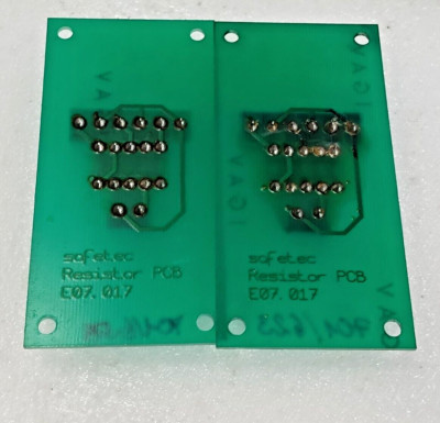 SAFETEC RESISTER PCB E07.017 LOT OF 2 PCS