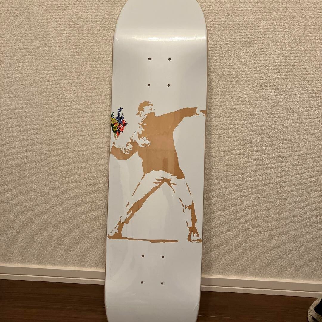 Banksy skateboard deck unused with shrink Medicom Toy-image
