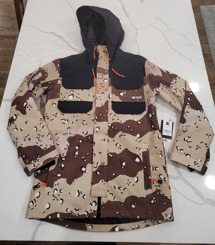 NUEVO CON ETIQUETAS DC Zapatos Para Hombre Haven 15K Impermeable Snowboard Chaqueta Negro Marrón M - Imagen 14 de 21