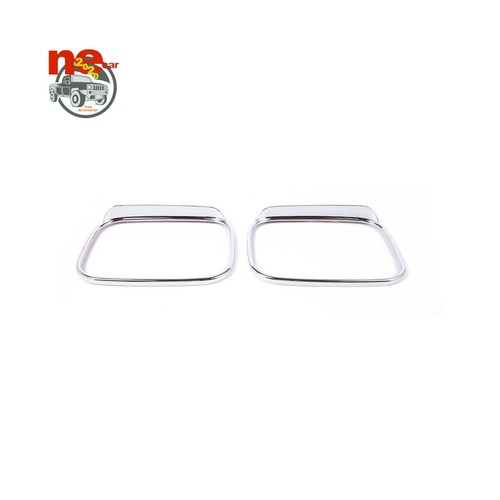 For Hummer H2 SUV SUT 03-09 Chrome Rearview Side Mirror Rain Eyebrow Frame Trim - Picture 4 of 10