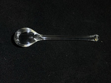 Baccarat Francia Cristal Mostaza Mermelada Miel Cuchara de Repuesto Servidor Firmado