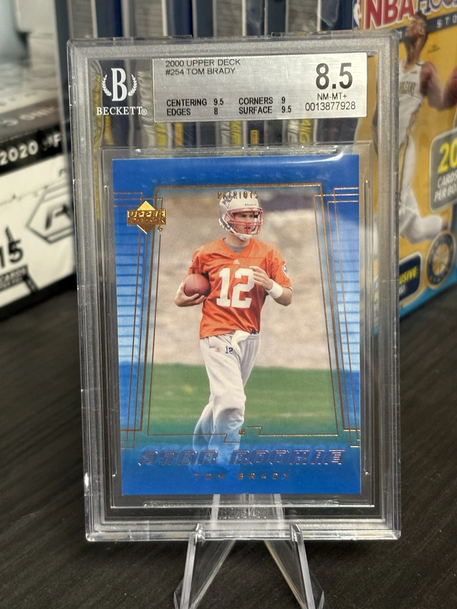 Upper Deck Tom Brady Rookie Football Sports Trading Cards