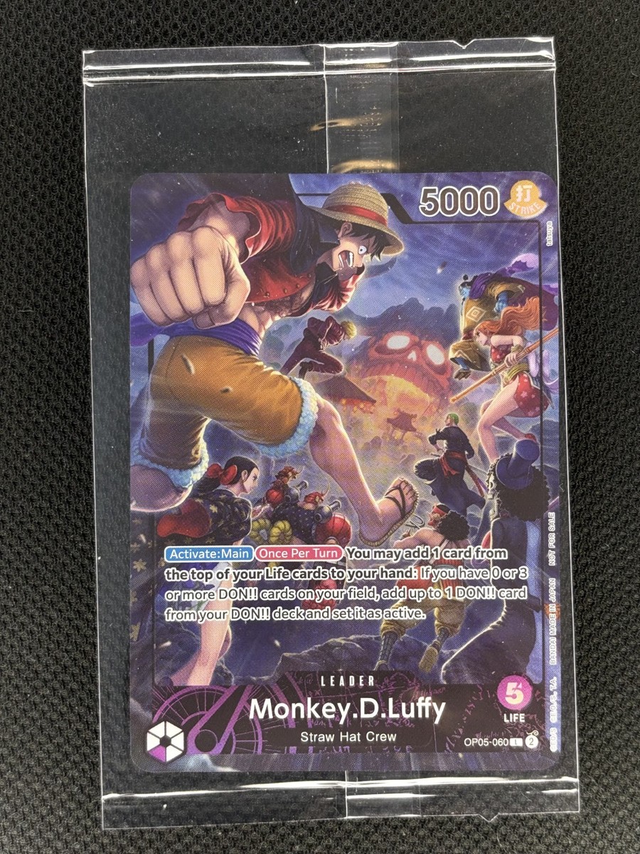 One Piece PSA Magazine Promo Sealed Monkey.D.Luffy #OP05-060 | eBay