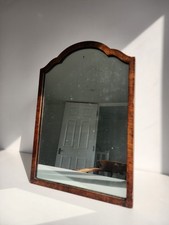 Antique Mid-Century Freestanding Wooden Framed Mirror