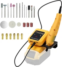 Cordless Rotary Tool Kit for DEWALT 20V Max Battery, 6-Speed with 25 Accessories