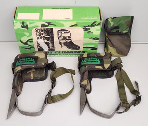 Sport Climbers Inc SC1 Sportsman's Tree Climbing Spikes Lumberjack Hunting Used