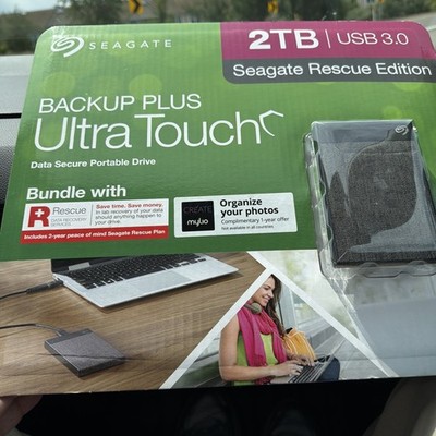 Seagate Backup Plus Ultra Touch Portable HD Drive 2TB /Laptop Tablet PC Computer