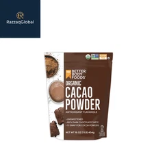 BetterBody Foods Organic Cacao Powder, Gluten-Free, 16 oz