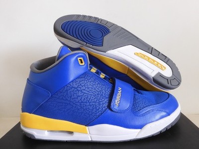 Nike Air Jordan Flight Club 90S Game Royal Blue-Maize-Grey Sz 14 [602661-489]