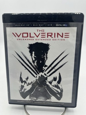 The Wolverine Unleashed Extended Edition 4-Disc Set 3D Blu-ray + Blu-ray + DVD