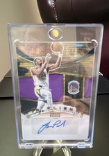 22-23Panini Select-In Flight Signatures Jordan PooleNeonPurplePulsarPrizm/15(AU)