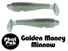 Swimbait Paddle Tail Keitech Style 2.8" 30 Ribbed Soft Plastic Bass Fishing Lure