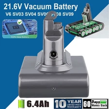 21.6V V6 Battery for Dyson V6 SV04 DC59 SV03 SV06 DC62 SV09 DC58 Vtc4 Absolute