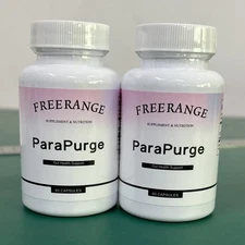 2 Pack ParaPurge Gut Cleanse Capsules Gut and Colon Immune Support Non-GMO 120ct