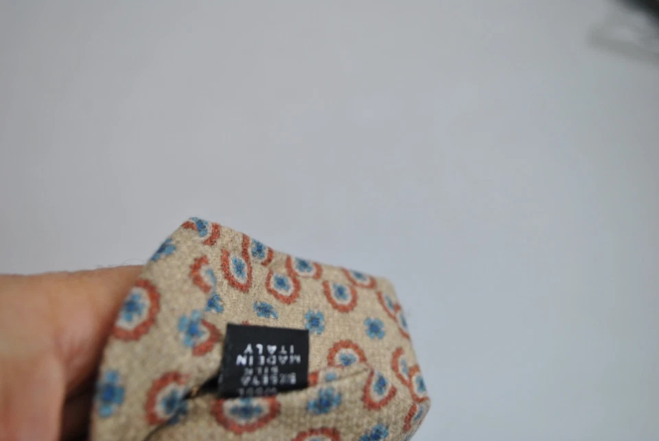 KITON SARTORIA NAPOLI CRAVATTA FATTA A MANO IMBUSTATA 280,00 LANA+SETA - Imagen 3 de 4