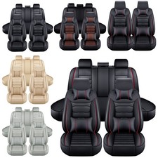 For Hyundai Tucson Accent Sonata Elantra Car Seat Cover Set Leather Front Rear For Hyundai Tucson Accent Sonata Elantra Car Seat Cover Set Leather Front Rear