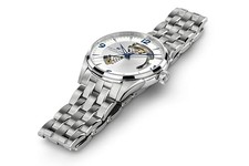 Unused HAMILTON Jazzmaster Open Heart H32705152 Silver Men Watch in Box 3