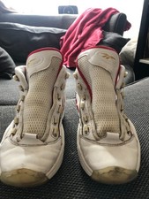Reebok Question Mid Sneakers  - White Red GX0230 Mens UK 8.5