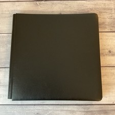 Creative Memories 12x12 Album Black Faux Leather 15 Pages Original Style 2