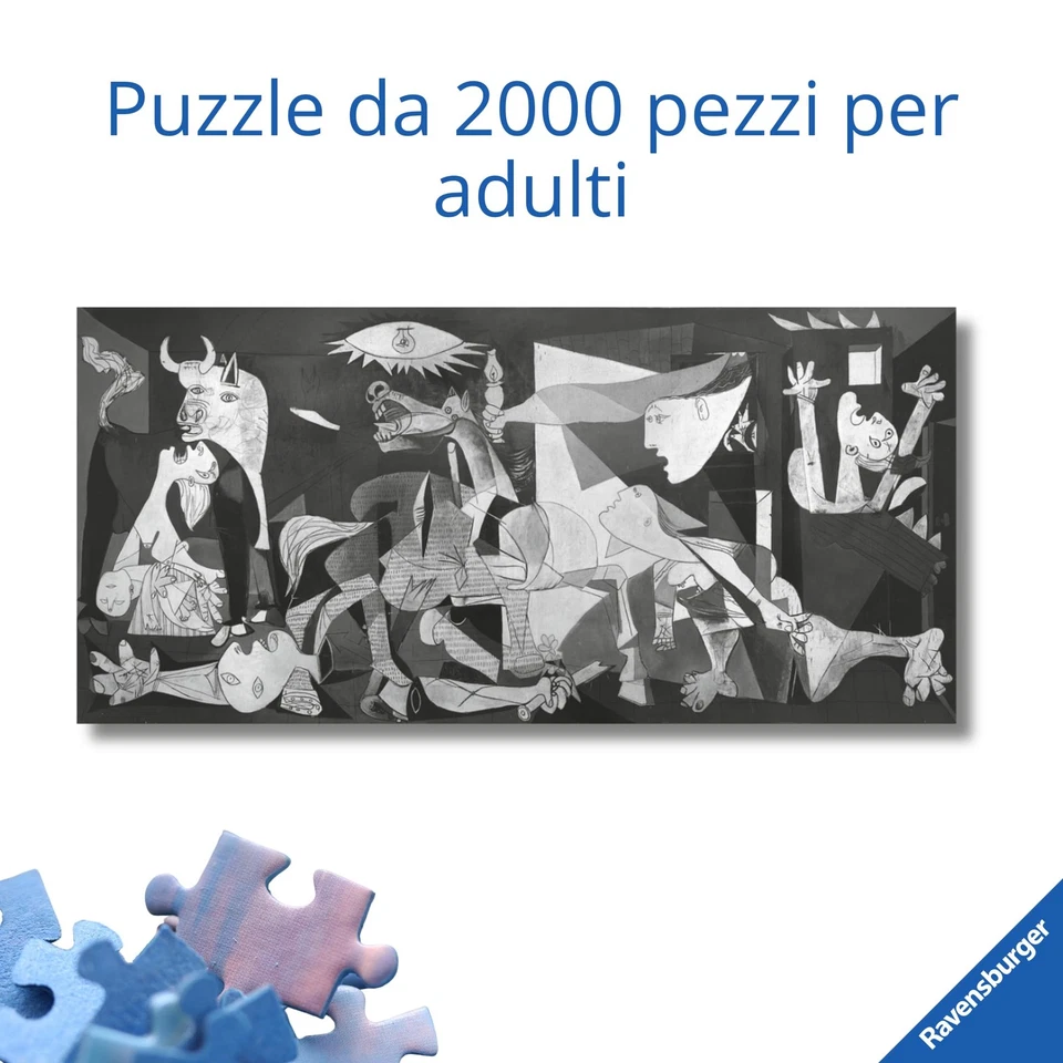 Ravensburger - Puzzle 2000 Pezzi Guernica Panorama | Puzzle 2000 Pezzi | Ro jTiL - Immagine 2 di 4