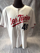 Minnesota Twins Pablo Lopez Jersey Adult XL #49 SGA Los Twins MLB Baseball