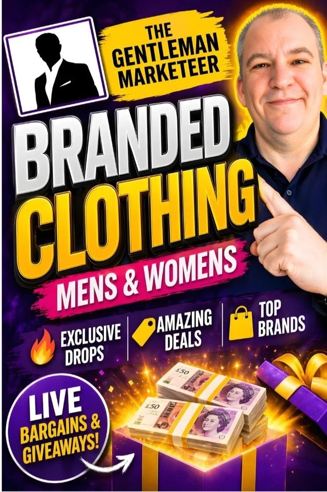 eBay Live # Branded Men’s @ Women's Clothing
