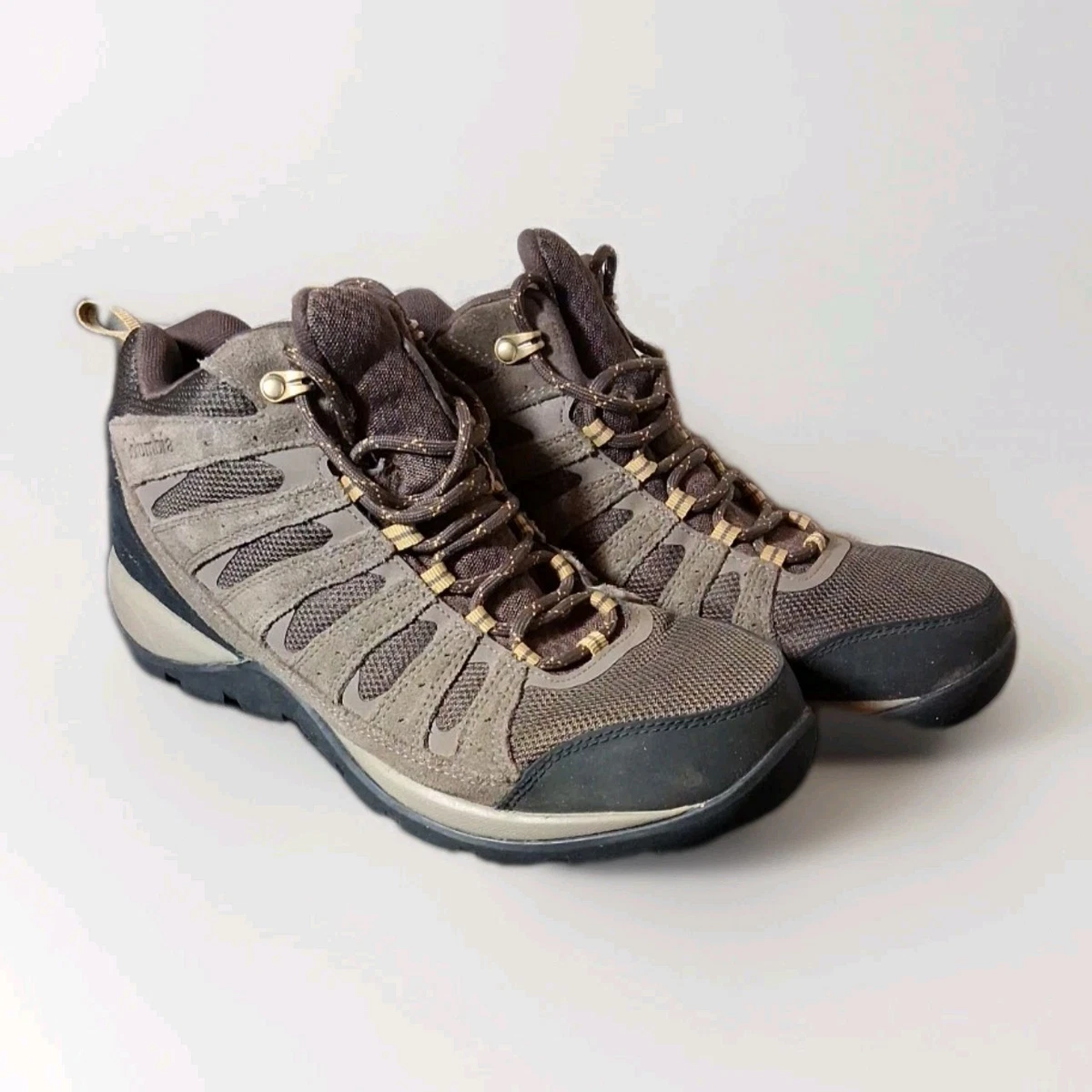 Columbia Men\'s Brown Black Redmond‎ Mid Waterproof Ankle Hiking Boots Size 10.5 Amazon.com | Columbia Men main image 4