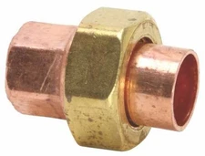 Mueller W08003 Hose Pipe Fitting 1/2" WROT Copper C x C Lead Free