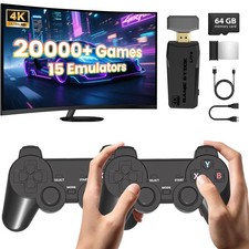 AMANKA Retro Game Console,Retro Games Stick Built-in 15 Emulators with 20,000...