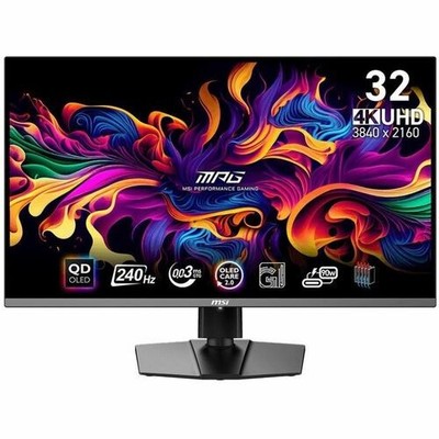 MSI MPG 321URX QD-OLED 32'' Class 4K UHD Gaming OLED Monitor - 16:9 - Black