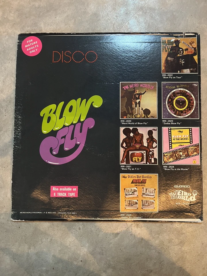 Blowfly - Disco LP Vinyl Record Comedy Parody Disco Funk Weird World Records - Imagem 2 de 4