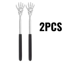 Extendable Back Scratcher Stainless Steel Skeleton Hand Telescopic Itch Relief