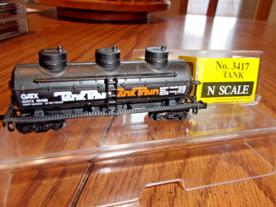 Model Power a 3417 N-scale Tank Train Tanker #10450